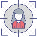 Target Person Target Employee Target Client Icon