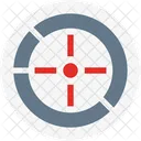 Aim Bullseye Centre Point Icon