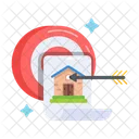 Target Property Home Goal House Goal Icon