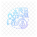 Target Money Realistic Icon