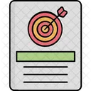Target sheet  Icon