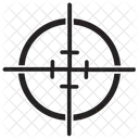 Target Shooting Crosshair Reticle Icon