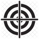 Target Shooting Crosshair Reticle Icon