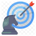 Business Strategic Planning Target Strategy Planning Target Icon