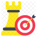 Target Strategy Goal Strategy Target Planning Icon