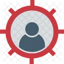 Target User Customer Target Seo Icon