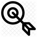 Target Arrow Bullseye Icon