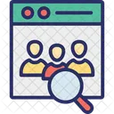 Ecommerce Market Analysis Seo Icon