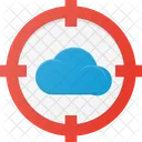 Targeted cloud  Icon