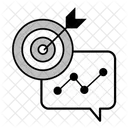 Targeted Communication Focused Chat Goal Oriented Messaging Icon