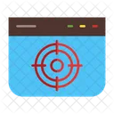 Targeted Target Business Icon