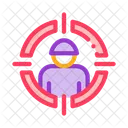 Targeting Person Carder Icon