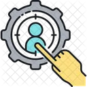 Targeting Target Market Focus User Icon