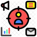 Targeting Goal Search Marketing Icon