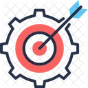 Targeting Process Aim Dartboard Icon