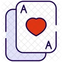 Cartas Casino Cartas De Poker Icono