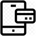 Banca En Linea Tarjeta Movil Icono