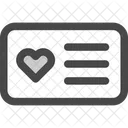 Tarjeta Favorito Identidad Icon