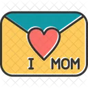 Amo la tarjeta de mamá  Icono