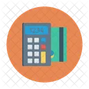 Deslizar Tarjeta Calculadora Icon