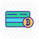 Tarjeta bitcoin  Icono