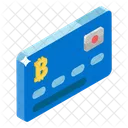 Tarjeta bitcoin  Icono