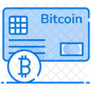 Tarjeta bitcoin  Icono