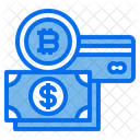 Tarjeta bitcoin  Icono