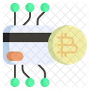 Tarjeta bitcoin  Icono