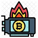 Tarjeta bitcoin  Icono