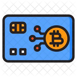 Tarjeta bitcoin  Icono