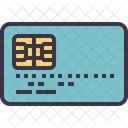Tarjeta con chip emv  Icono