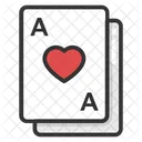 Corazon Tarjeta Casino Icono