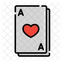 Tarjeta de corazon  Icono