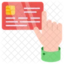 Tarjeta de cajero automático  Icono