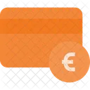 Dinero Euro Tarjeta Icono