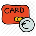 Tarjeta De Credito Euro Transaccion Icon