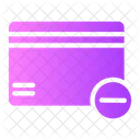 Tarjeta De Credito Negocios Y Finanzas Cancelar Icono