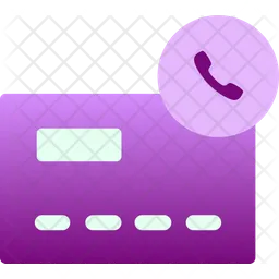 Atención al cliente de tarjeta de crédito  Icono