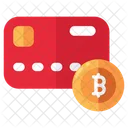 Tarjeta De Credito Bitcoin Criptomoneda Cripto Icono