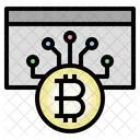 Tarjeta de crédito bitcoin  Icono