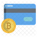 Tarjeta de crédito bitcoin  Icono