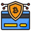 Tarjeta de crédito bitcoin  Icono