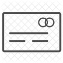 Tarjeta de crédito  Icono