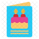 Tarjeta de cumpleaños  Icono