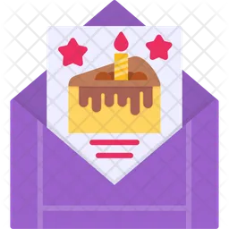 Tarjeta de cumpleaños  Icono