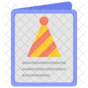 Tarjeta de fiesta  Icon