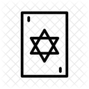 Tarjeta de hexagrama  Icono