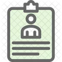 Tarjeta De Identidad Identificador Identidad Icono