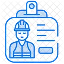 Tarjeta De Identificacion Laboral Tarjeta De Identificacion Tarjeta De Identidad Icono